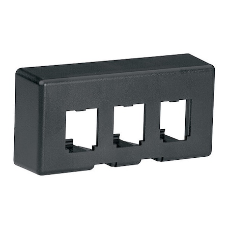 Panduit Furniture Faceplate, 3 Port, Knoll M, Bl CFFPE3BL